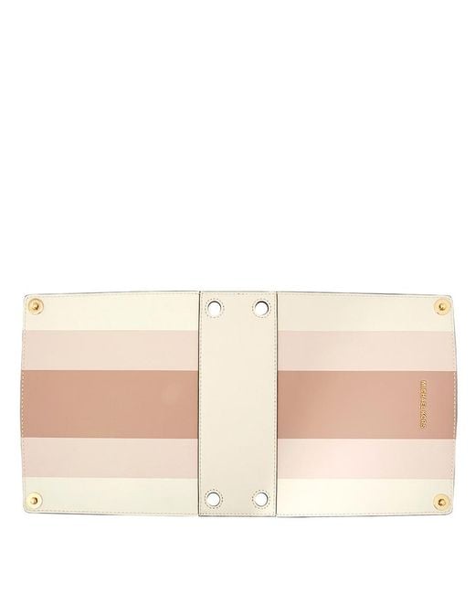 Michael Kors Natural Medium Satchel Double Sided Cover- Ecru