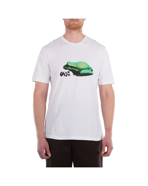 OAMC Gray Amphibian Short-Sleeved T-Shirt for men