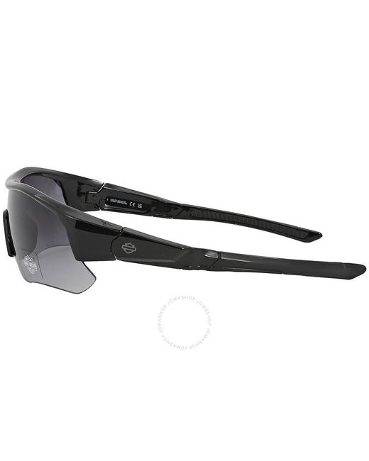 Harley Davidson Gray Smoke Gradient Sunglasses Hd0160v 01b 00 for men