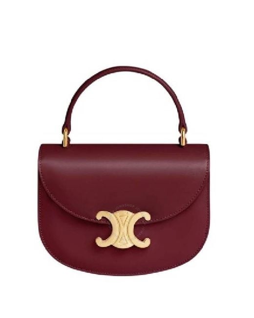 Céline Red Mini Besace Clea