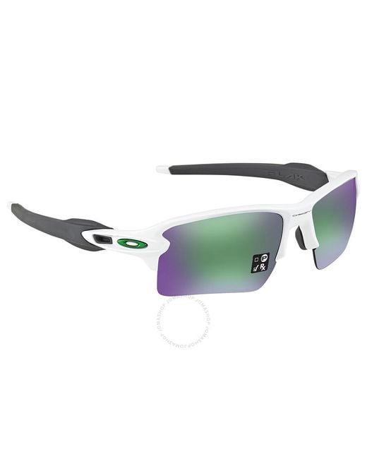Oakley Green Flak 2.0 Xl Prizm Jade Rectangular Sunglasses Oo9188-918892 for men