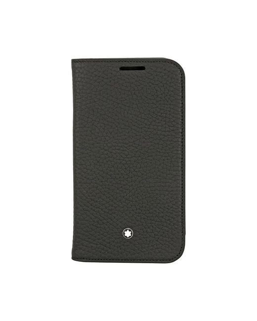 Montblanc Green Meisterstuck Soft Grain Leather Case For Samsung Note 3 111237 for men