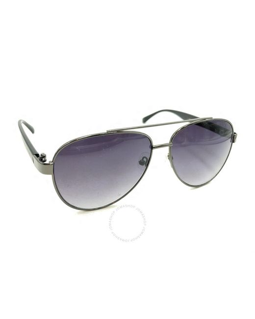 Kenneth Cole Blue Smoke Gradient Pilot Sunglasses Kc1394 08b 59 for men