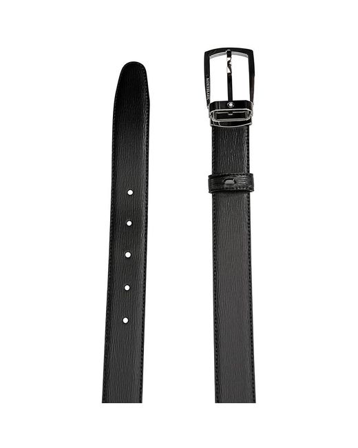 Montblanc Leather Belt- Black116706, Brand for men