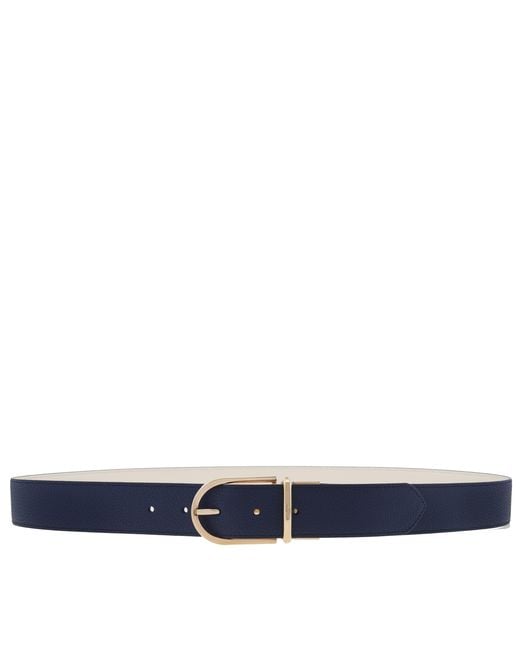 Bally Blue Tyla 35 Reversible Leather Belt, Cm