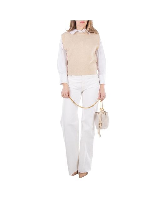 Chloé Natural Marcie Micro Bucket Bag