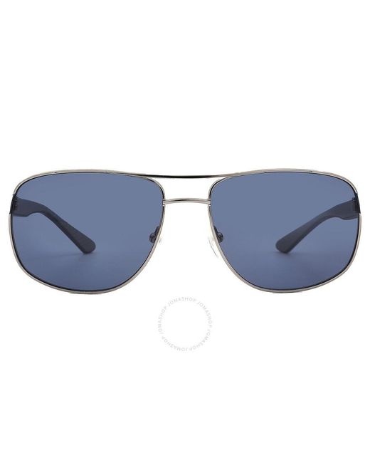 Calvin Klein Blue Navigator Sunglasses Ck20319s 009 60