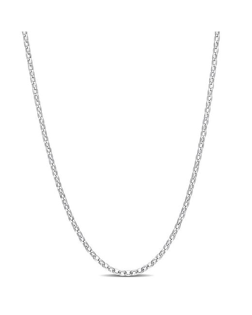 Amour Metallic Rolo Chain Necklace