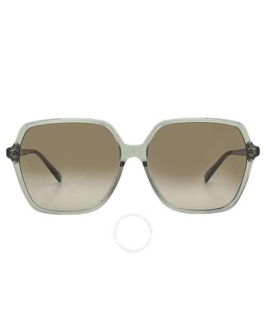 Michael Kors Jasper Green Gradient Square Sunglasses Mk2196f 394413 60