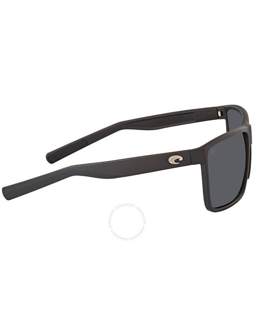 Costa Del Mar Blue Rincon Grey Polarized Polycarbonate Sunglasses 6s9018 901838 63 for men