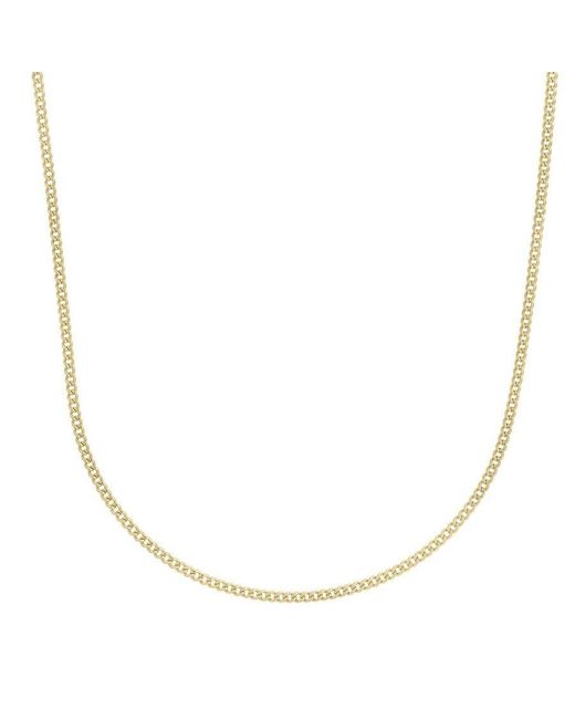 Tresorra Metallic 14K Light Gourmette Chain Necklace