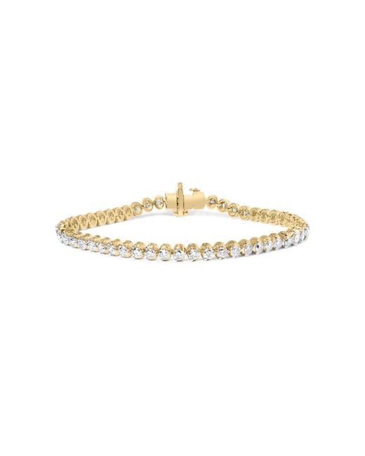 Haus of Brilliance Metallic 10K 4.0 Cttw Lab Grown Diamond Tennis Bracelet