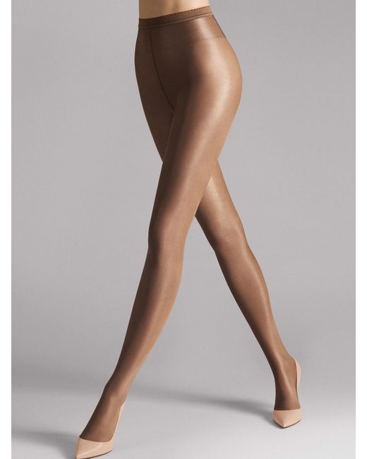 Wolford Neon 40 Semi-sheer Tights in Brown | Lyst Canada