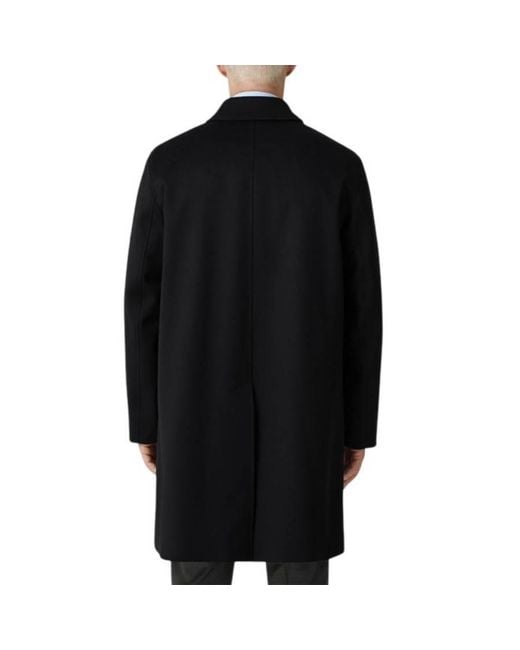 Burberry Black Paddington Cashmere Car Coat, Brand Size 56 Us for men