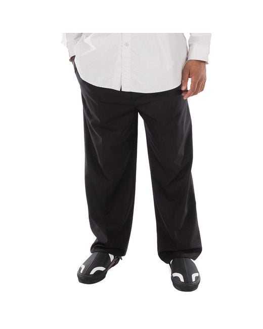 Balenciaga Black Elastic Loose-Cut Pants, Brand Size 48 (Waist for men