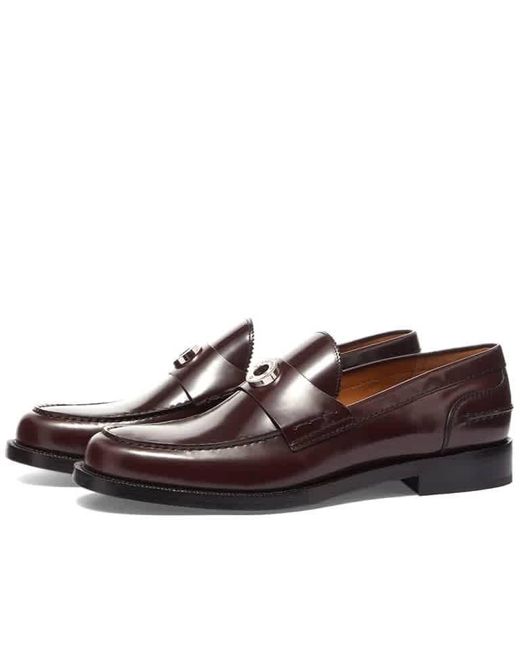 Burberry Brown Fred Leather Loafers for men