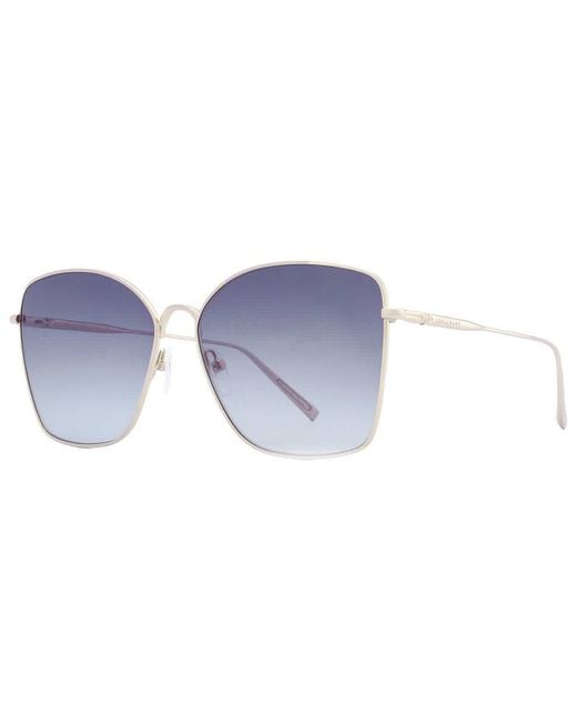 Longchamp Blue Smoke Butterfly Sunglasses Lo117s 722 60