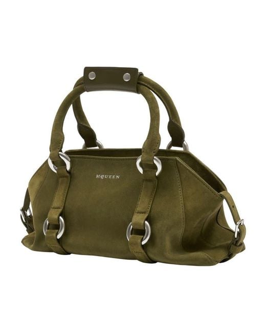 McQueen Green Farringdon Top Handle Bag