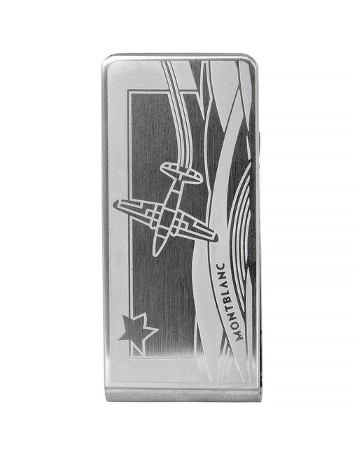 Montblanc Gray Le Petit Prince Stainless Steel Money Clip