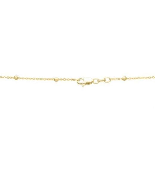 Tresorra Metallic 14K Saturn Bead Necklace