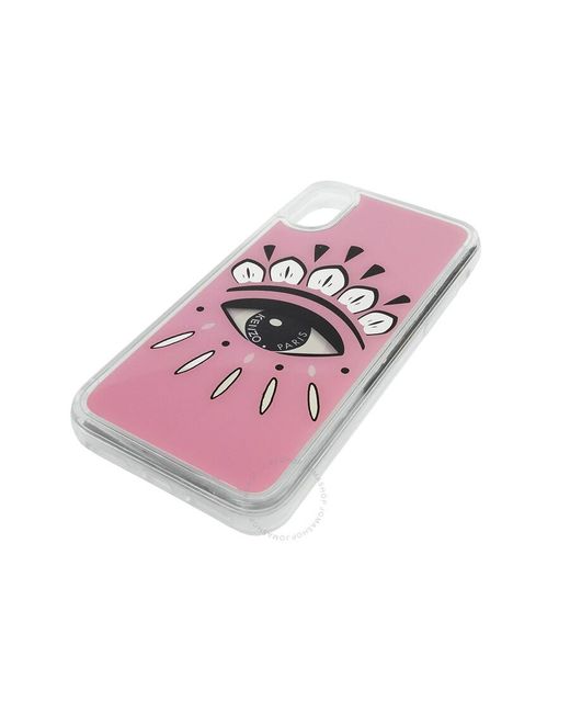 KENZO Pink Begonia Iphone X Xs Liquid Eye Case