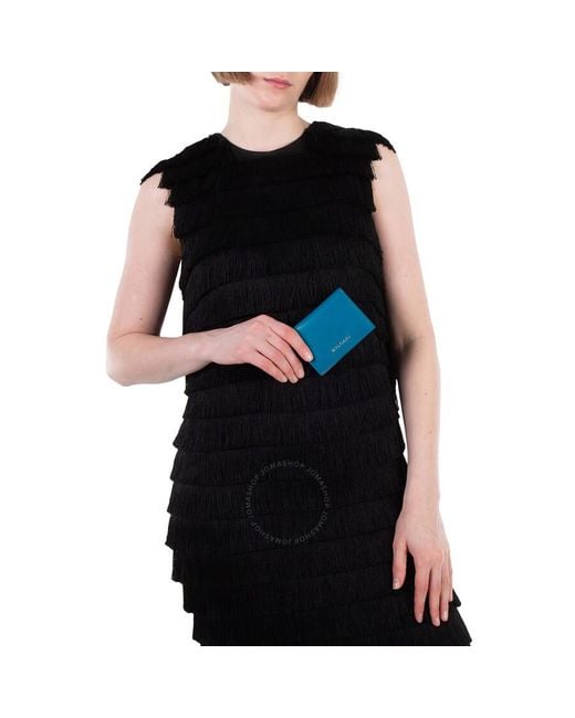 BVLGARI Blue Serpenti Forever Leather Card Holder