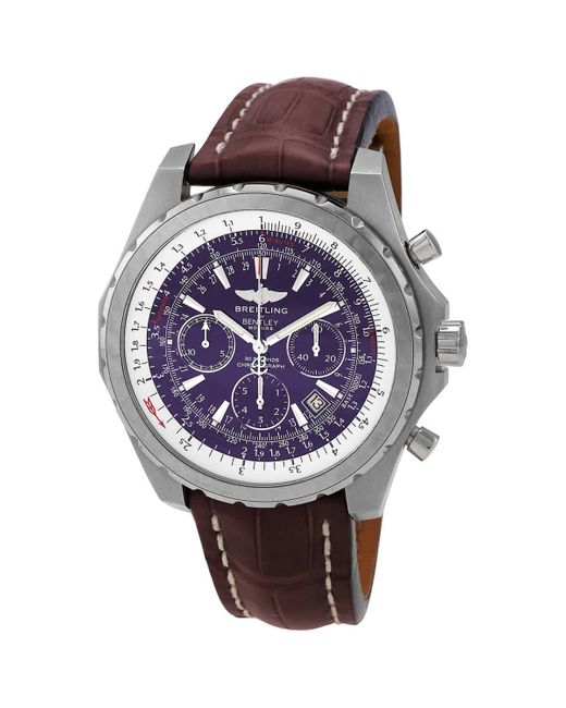 Breitling Purple Bentley Motors T Chronograph Automatic Watch for men
