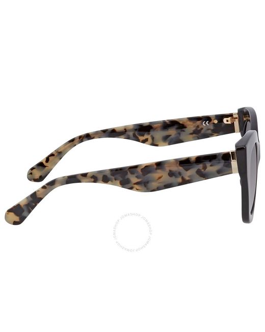 Kate Spade Black Jalena Grey Gradient Cat Eye Sunglasses Jalena/s 0wr7/9o 49