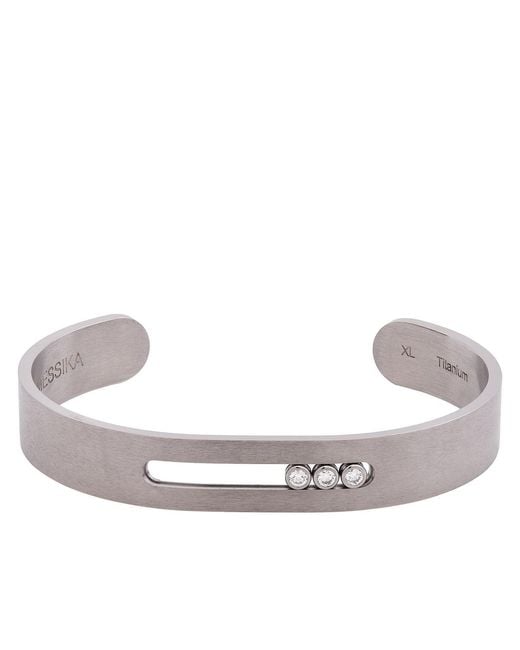 Messika Metallic Move Titanium Diamond Bracelet for men