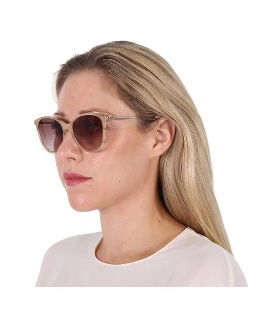 Longchamp Brown Gradient Square Sunglasses Lo660s 264 54