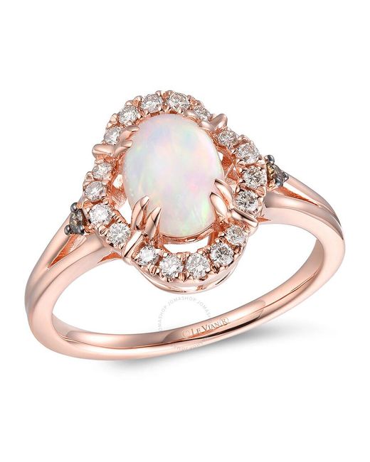 Le Vian Pink Neopolitan Opal Rings Set