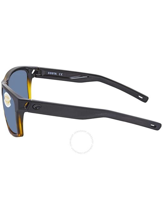 Costa Del Mar Blue Slack Tide Grey Polarized Polycarbonate Sunglasses Slt 181 Ogp 60 for men