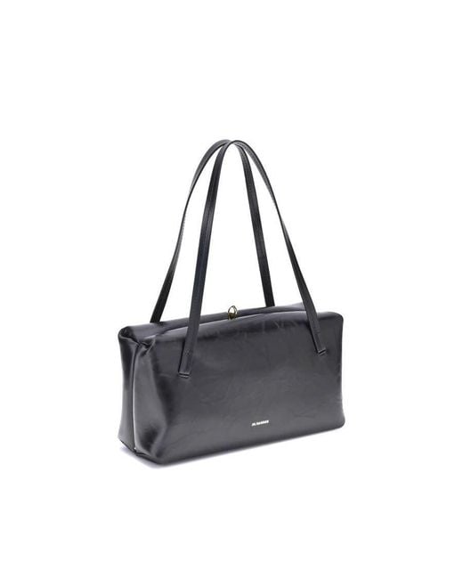 Jil Sander Blue Goji Pillow Shoulder Bag