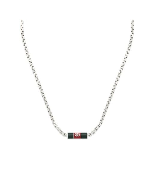 Gucci Metallic Web Necklace