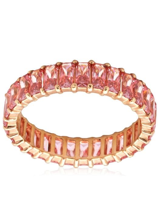 Swarovski Pink Matrix Ring