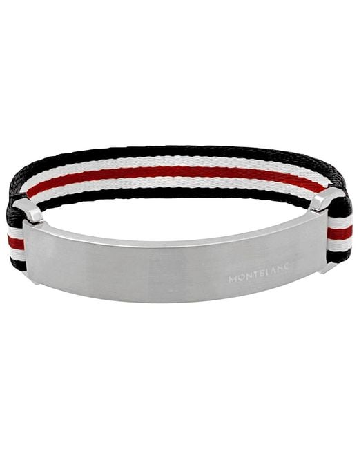 Montblanc Red Urban Spirit Natostrap Bracelet With Steel Closure, Brand for men