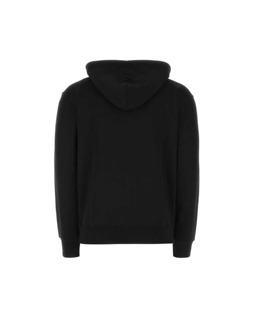 KENZO Black Paris Boke Flower Embroidered Classic Hoodie for men