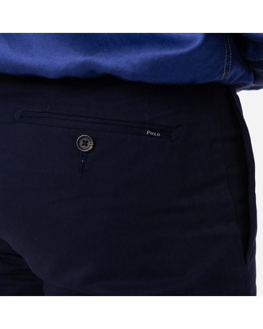 Polo Ralph Lauren Blue Straight-Leg Stretch Twill Chinos, Waist for men