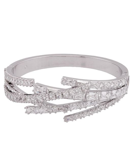 Swarovski Metallic Matrix Mixed Cuts Crystal Bangle
