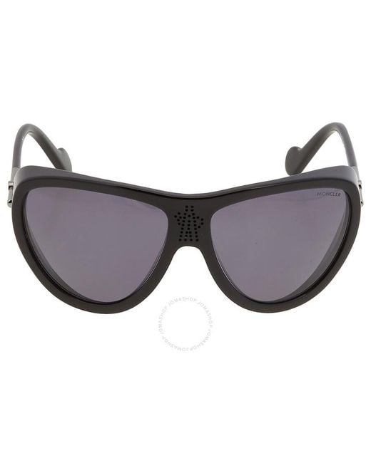 Moncler Gray Grey Mask Sunglasses
