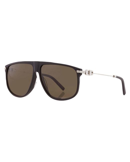 Dior Black Dark Grey Browline Sunglasses Dm40029u 01j 63 for men