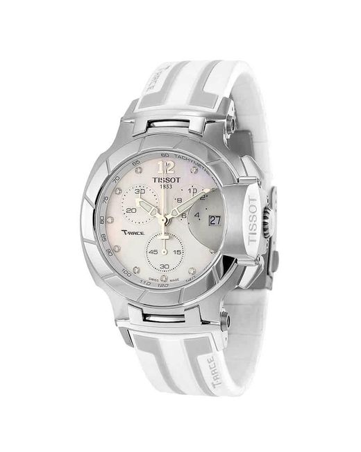 Tissot T-race White Mother Of Pearl 