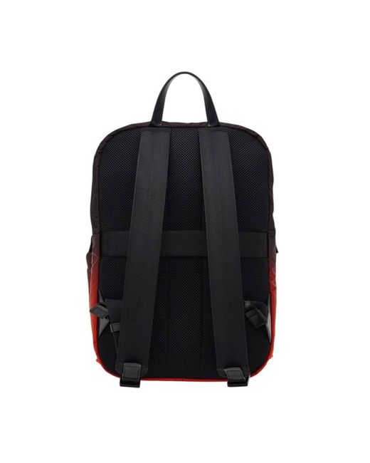 Ferragamo Red Adjustable Strap Gancio Backpack for men
