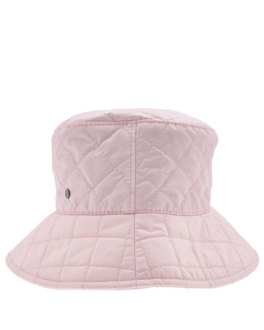 Maison Michel Pink Ladies Angele Quilted Bucket Hat