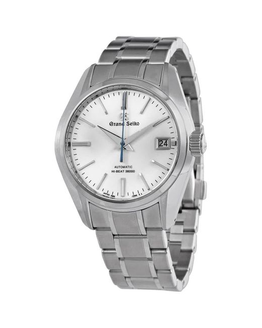 Grand Seiko Heritage Automatic Silver Dial Watch in Metallic for Men | Lyst