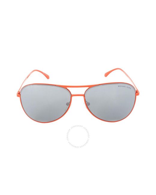 Michael Kors Brown Kona Mirror Pilot Sunglasses Mk1089 12586g 59