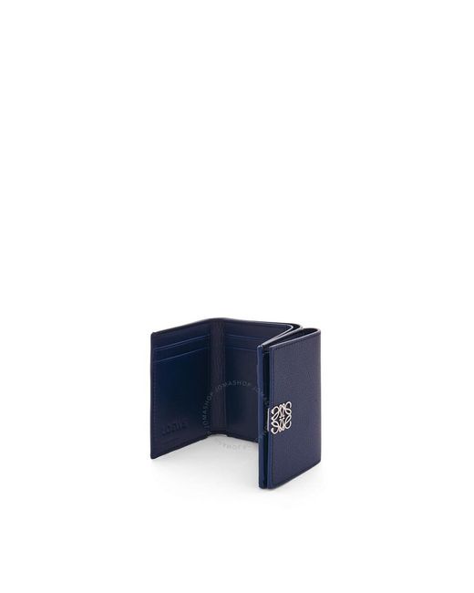 Loewe Blue Anagram Trifold Wallet