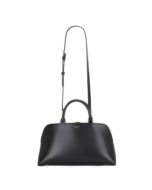 Saint Laurent Black Small Sac De Jour Bowling Bag
