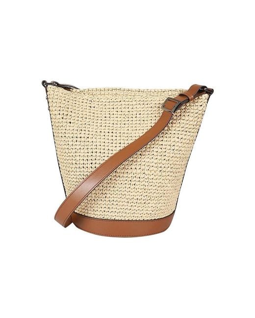 Michael Kors Natural Townsend Bucket Crossbody Bag