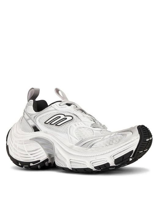 Balenciaga White 10Xl Tpu Mesh Sneakers, Brand Size 42 Us for men